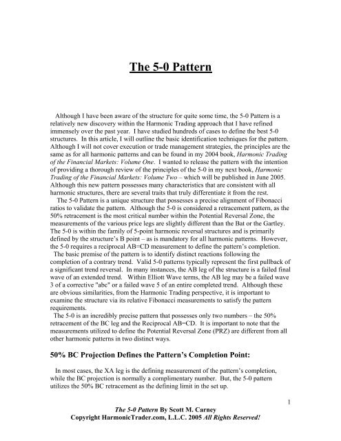 The Bullish 5 0 Pattern Forex Factory - 