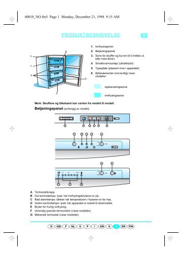 KitchenAid 403.620 - Freezer - 403.620 - Freezer NO (850728722060) Guide de consultation rapide