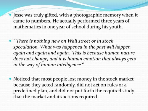 lessons from the greatest stock traders of all - aBOUT