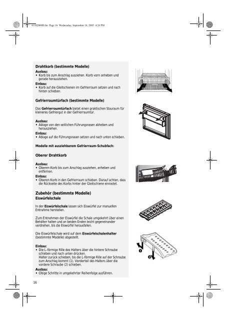 KitchenAid G20 E FSB23INOX - Side-by-Side - G20 E FSB23INOX - Side-by-Side DE (new test bw) Mode d'emploi