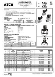 SOLENOID VALVES 2/2 210