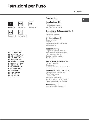 KitchenAid F 103GP.1 (WH) F /HA - Oven - F 103GP.1 (WH) F /HA - Oven FR (F062423) Mode d'emploi