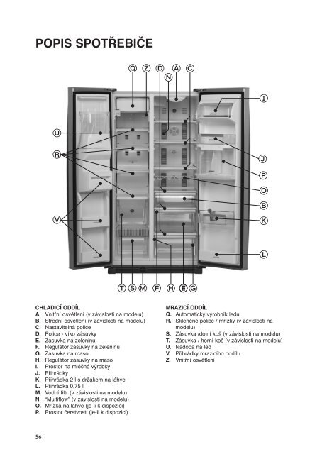 KitchenAid 20RB-D4L A+ - Side-by-Side - 20RB-D4L A+ - Side-by-Side CS (858645011020) Mode d'emploi