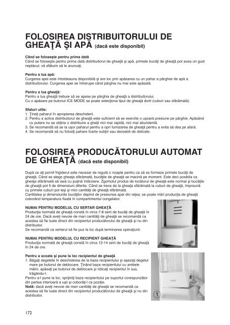 KitchenAid 20RB-D4L A+ - Side-by-Side - 20RB-D4L A+ - Side-by-Side RO (858645011020) Mode d'emploi