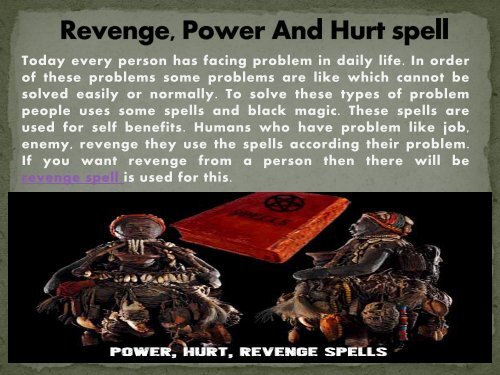 Revenge spell