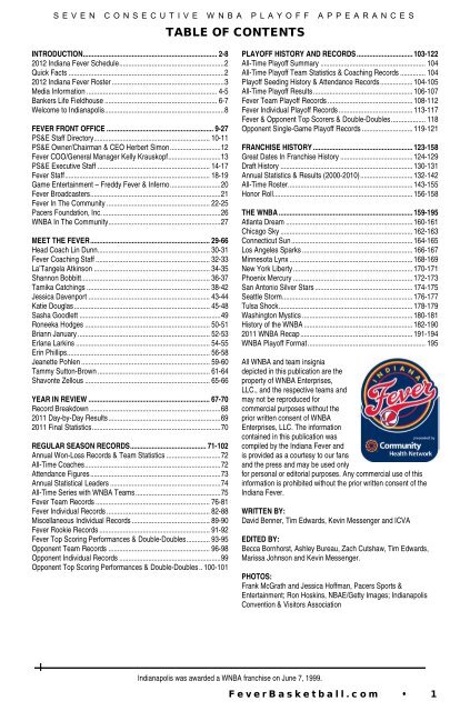 2012 Media Guide - WNBA.com