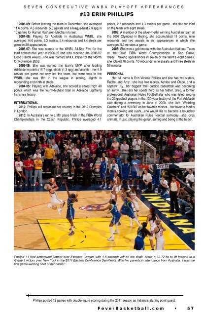 2012 Media Guide - WNBA.com