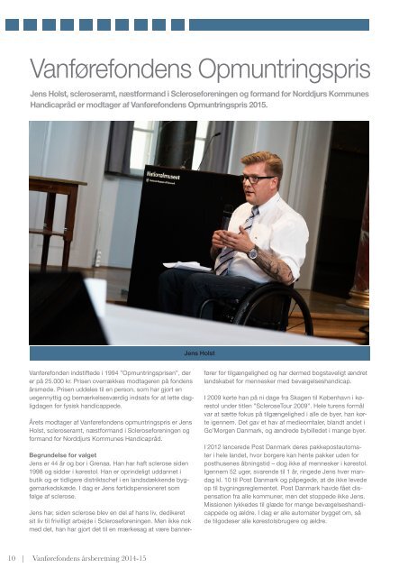 Vanførefonden Årsberetning 2015