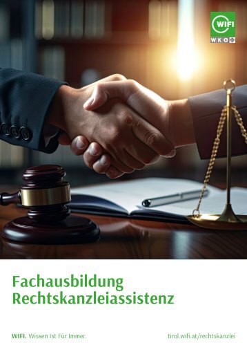 Fachausbildung Rechtskanzleiassistenz