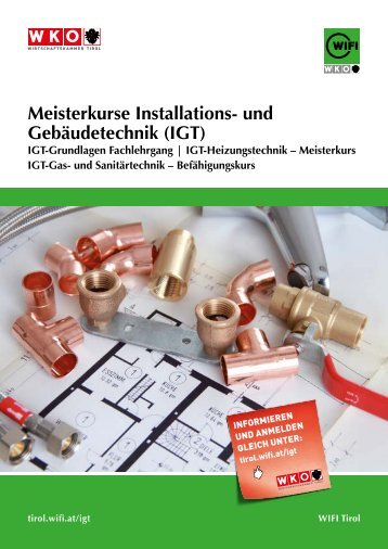 Meisterkurse Installations- und Gebäudetechnik (IGT) LG-Profil