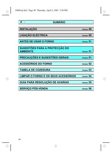 KitchenAid 300 161 89 - Oven - 300 161 89 - Oven PT (854148901030) Mode d'emploi