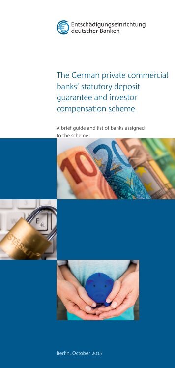 The German private commercial banks’ statutory deposit guarantee and investor compensation scheme
