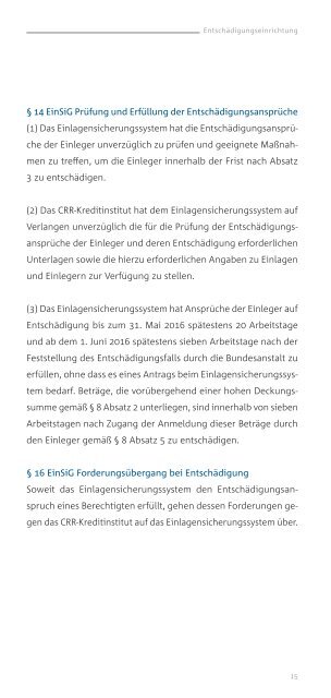 Entschädigungseinrichtung deutscher Banken GmbH