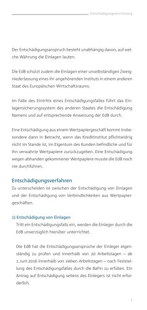 Entschädigungseinrichtung deutscher Banken GmbH