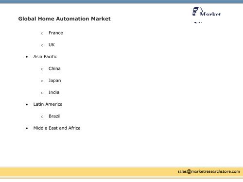 Global Home Automation Market