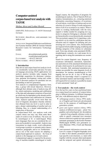 Computer-assisted corpus-based text analysis with TATOE