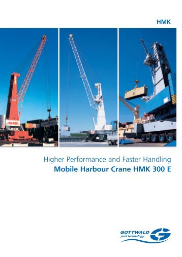 Mobile Harbour Crane HMK 300 E - Gottwald Port Technology