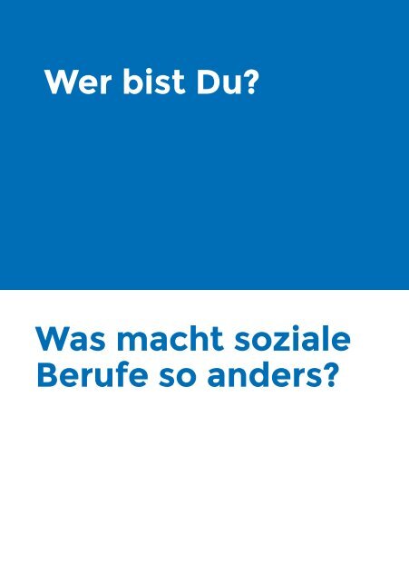 Was willst Du werden? Soziale Berufe bei der Lebenshilfe Freising