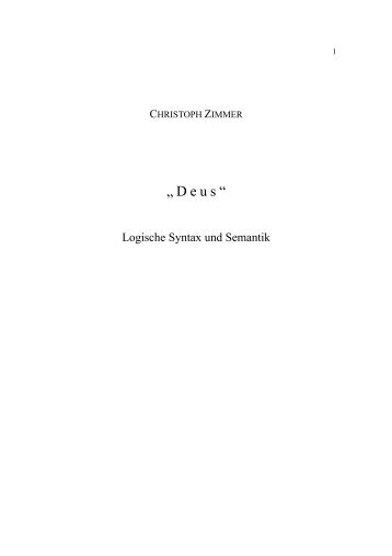 Free download (PDF, 1,2 MB, 100 Seiten - Christoph Zimmer