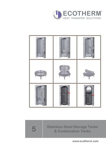 ECOTHERM Stainless Steel Storage & Combination Tanks