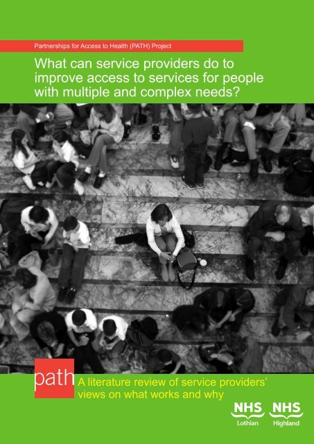 What can service providers do to improve access ... - The PATH project