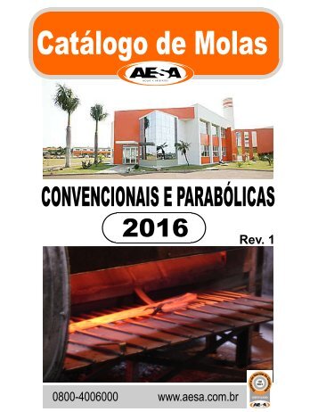 CATÁLOGO DE MOLAS AESA - 2016 - Rev 1