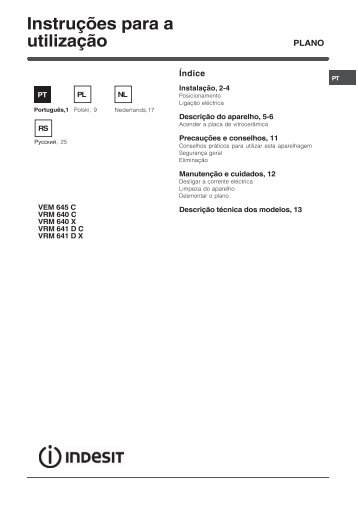 KitchenAid VEM 645 C - Hob - VEM 645 C - Hob PL (F053072) Mode d'emploi