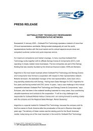 PRESS RELEASE - Gottwald Port Technology