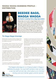 BEEDEE BAGS, WAGGA WAGGA - Business Wagga Wagga