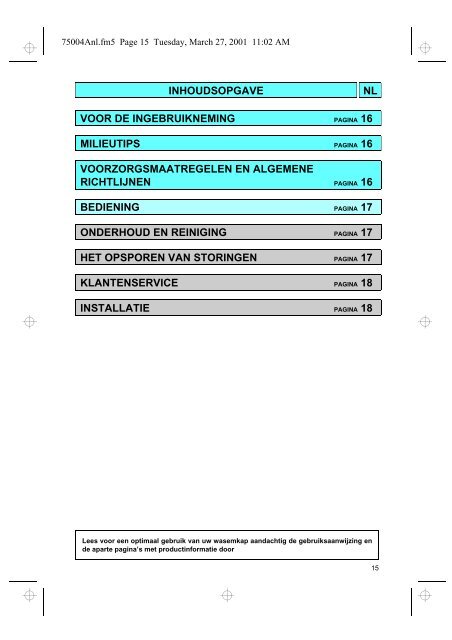 KitchenAid D 641 W - Hood - D 641 W - Hood NL (857401812020) Mode d'emploi