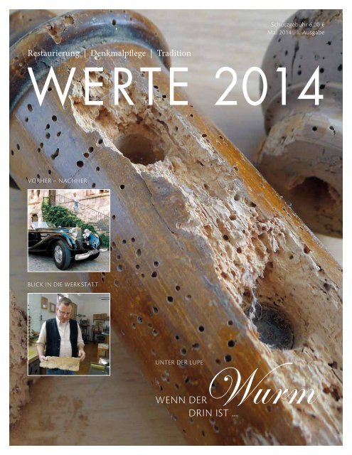 Magazin WERTE 2014 - 1. Ausgabe