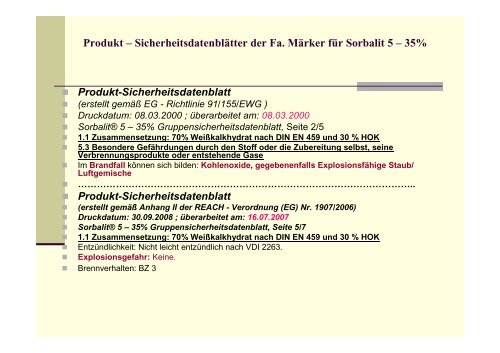 Auszüge aus 28 Gutachten von Krematorien - HS Anlagenbau