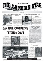 gambian journalists petition gov't gambian journalists petition gov't