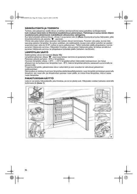 KitchenAid ZFA101L - Freezer - ZFA101L - Freezer FI (850704101000) Mode d'emploi