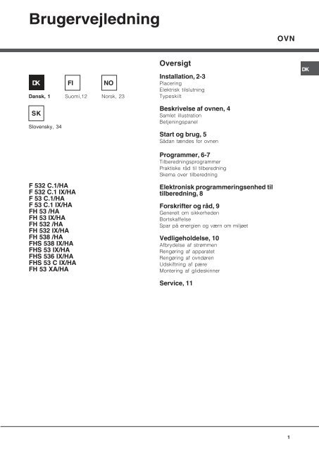 KitchenAid F 532 C.1 IX /HA - Oven - F 532 C.1 IX /HA - Oven FI (F053769) Mode d'emploi