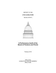 A Performance Audit of the Board of Pardons and Parole