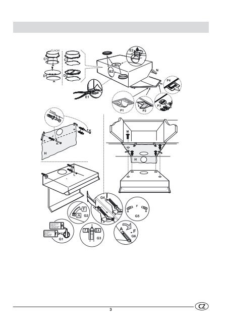 KitchenAid H 161.2 M IX&amp;aacute; - Hood - H 161.2 M IX&amp;aacute; - Hood CS (F057783) Mode d'emploi