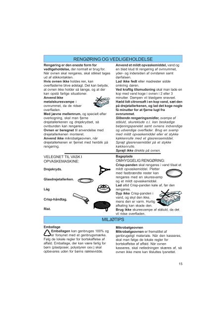 KitchenAid JT 355 WH - Microwave - JT 355 WH - Microwave DA (858735599290) Mode d'emploi