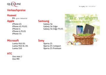 Quickline Mobile - Handyangebot 2016 Feb Mrz v1