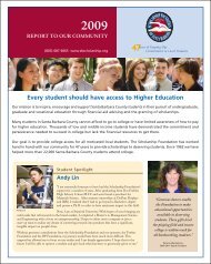 Every student should have access to Higher Education - Scholarship ...