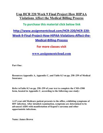 Custom How HIPAA Violations Affect the Medical Billing Process essay paper writing service