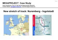 New stretch of track: Nuremberg - Ingolstadt - Megaproject