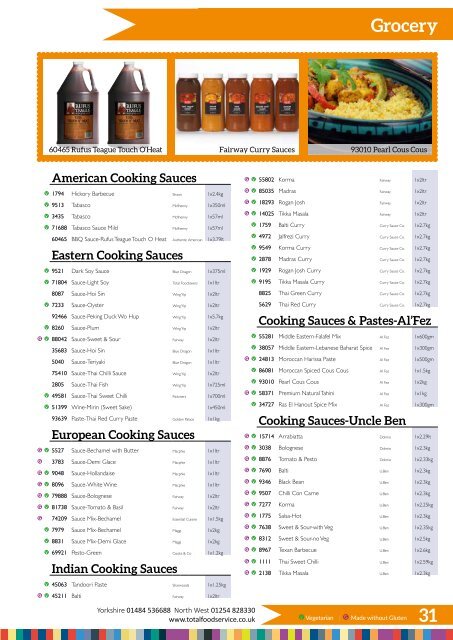 Total Foodservice Provisions Directory