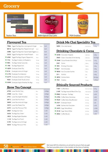 Total Foodservice Provisions Directory