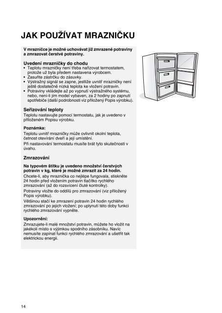 KitchenAid ZS 101 - Freezer - ZS 101 - Freezer CS (850736110000) Mode d'emploi