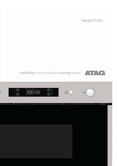 KitchenAid MA3611F/A02 - Microwave - MA3611F/A02 - Microwave DE (859116012900) Mode d'emploi