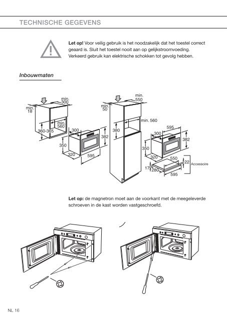 KitchenAid MA3611F/A02 - Microwave - MA3611F/A02 - Microwave DE (859116012900) Mode d'emploi