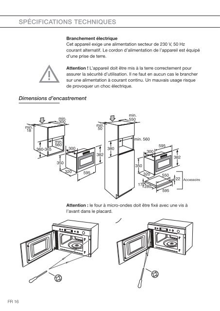 KitchenAid MA3611F/A02 - Microwave - MA3611F/A02 - Microwave DE (859116012900) Mode d'emploi