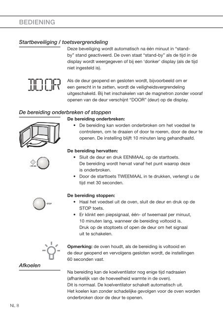 KitchenAid MA3611F/A02 - Microwave - MA3611F/A02 - Microwave FR (859116012900) Mode d'emploi