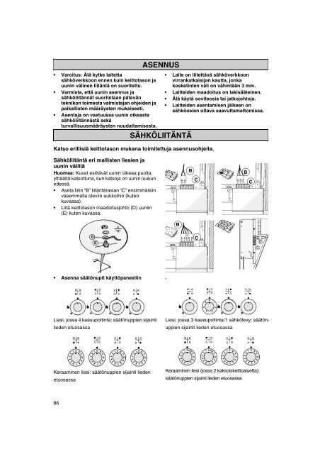 KitchenAid 845 312 80 - Oven - 845 312 80 - Oven FI (854145412010) Mode d'emploi